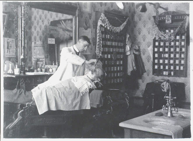 FAC in Tonsorial Parlor, Peterborough Ontario